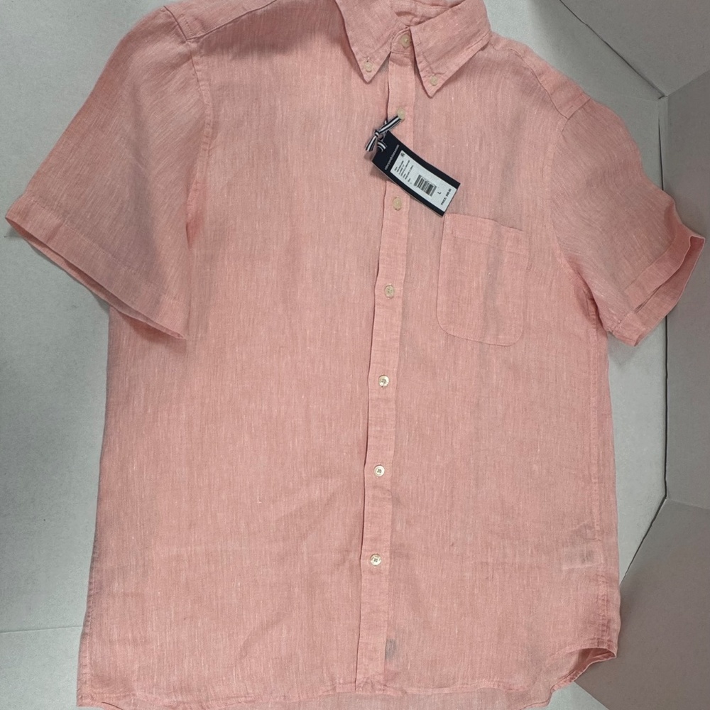 Vineyard Vines Surfside Solid Linen Button Down S… - image 10